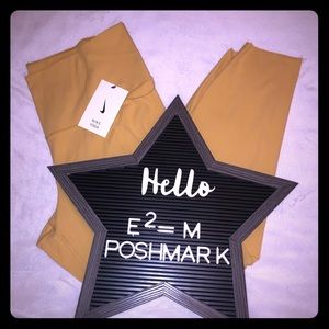Nike Yoga Yellow High Rise Training Leggings 1X